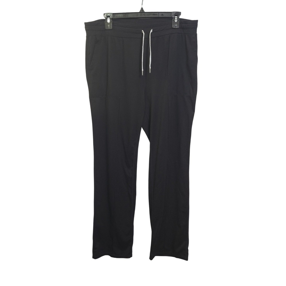 Vuori Black Track Pants with Drawstring